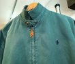 画像4: 90's USA製 ビンテージ【ラルフローレン】【RALPH LAUREN】【緑】コットン【スウィングトップ】【ジップアップブルゾン】【サイズM】  (4)