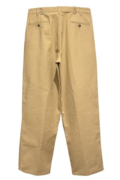 画像4: 90's ビンテージ【Eddie Bauer】【エディーバウアー】【ライトブラウン】２タック【コットンパンツ】【35ｘ30】  (4)