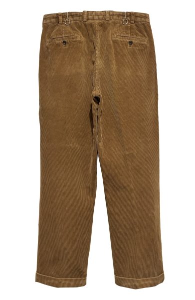 画像3: ビンテージ【ブルックスブラザーズ】brooksbrothers【キャメル】２タック【コーデュロイパンツ】コーデュロイスラックス【34X32】  (3)