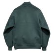 画像3: 90's【USA製】【RUSSELL】ラッセル 【ビンテージ】ダークグリーン 前V【無地】【タートルネックスウェット】【サイズM】  (3)