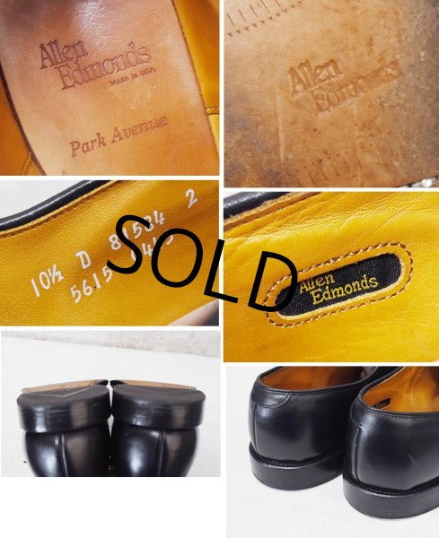 画像2: USA製【アレンエドモンズ】【Allen Edmonds】Park Avenue【パークアベニュー】【黒】【ストレートチップ】【10 1/2】【28.5cm程度】  (2)