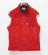 画像1: USA製【パタゴニア】patagonia【ポーラテック】【赤】【R4】【レギュレーターフリース】フリースベスト【サイズS】  (1)