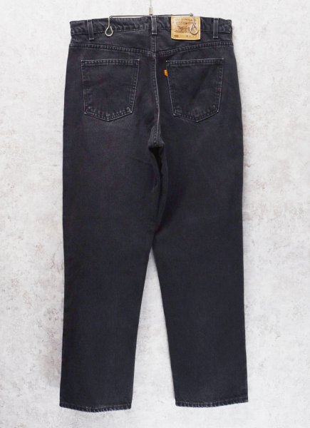 画像5: 90's【USA製】【ビンテージ】【LEVI'S】【リーバイス５５０】550 黒 デニムパンツ ブラックデニム【36ｘ30】  (5)