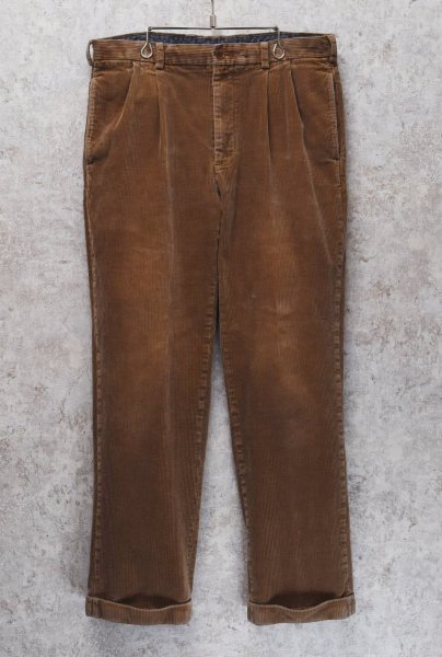 画像1: 【ブルックスブラザーズ】brooksbrothers【ライトブラウン】【２タック】コーデュロイパンツ【35X32】  (1)