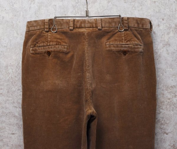 画像4: 【ブルックスブラザーズ】brooksbrothers【ライトブラウン】【２タック】コーデュロイパンツ【35X32】  (4)