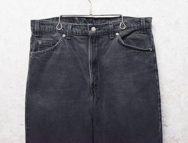 画像3: 90's【USA製】【ビンテージ】【LEVI'S】【リーバイス５５０】550 黒 デニムパンツ ブラックデニム【36ｘ30】  (3)