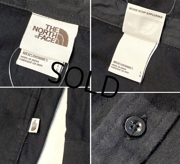 画像2: ビンテージ【ノースフェイス】【the north face】【黒】シャモアシャツ【サイズL】  (2)