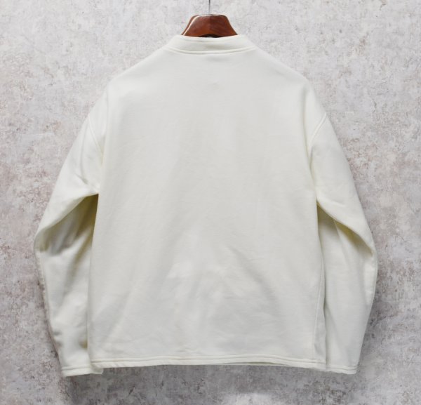 画像3: ＵＳＡ製【ビンテージ】【PERIGEE】ペリジー【オフホワイト】ヘンリーネック【フリースカットソー】【サイズL】  (3)