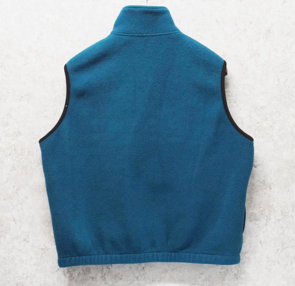 画像3: 90's~【ビンテージ】【Eddie Baue】【エディーバウアー】白タグ【青】【フリースベスト】【サイズM】  (3)