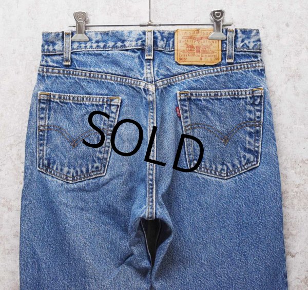 画像5: 90's【メキシコ製】ビンテージ【LEVI'S】【リーバイス505】５０５【デニムパンツ】【ブルーデニム】【31ｘ30】  (5)
