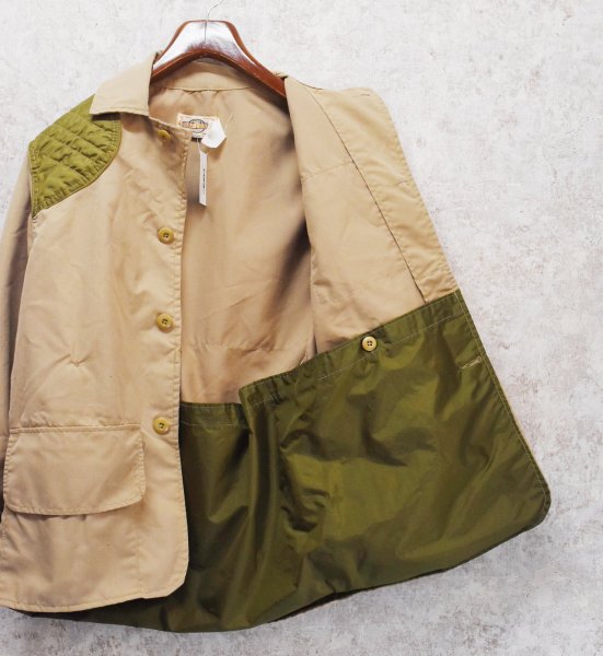 画像4: 80's~【ビンテージ】サフトバック【SAFTBAK】【ベージュ×オリーブ】【ハンティングジャケット】コットンジャケット  (4)