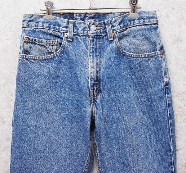 画像1: 90's【メキシコ製】ビンテージ【LEVI'S】【リーバイス505】５０５【デニムパンツ】【ブルーデニム】【31ｘ30】  (1)
