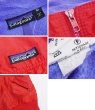 画像2: ~90's USA製【パタゴニア】patagonia ナイロン【シェルドシンチラジャケット 】【赤×ライトパープル】【裏フリースブルゾン】【サイズM】  (2)