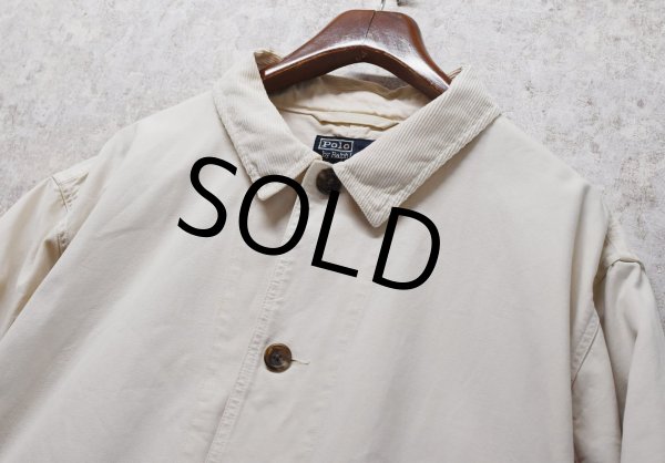 画像4: ビンテージ【ラルフローレン】【POLO RALPH LAUREN】【生成り】【ハンティングジャケット】【サイズXＬ】  (4)