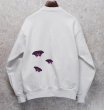 画像3: USA製 ロサンゼルスアパレル【STA Apparel】アゲハ蝶 白【フラミンゴ】スウェット  サイズM  (3)