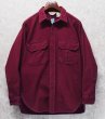 画像1: 〜80’s USA製【ビンテージ】カベラス【cabela's】エンジ シャモアクロスシャツ【サイズL】  (1)
