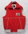画像1: ~８０’s USA製【ビンテージ】【WIMAN】【Champion】【チャンピオンプラグ】【赤】【ダウンベスト】【サイズL】  (1)