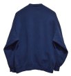 画像3: 90'ｓ【USA製】【RUSSELL】ラッセル 【ビンテージ】紺【無地】ネイビー【クルーネック】前V スウェット【サイズL】  (3)