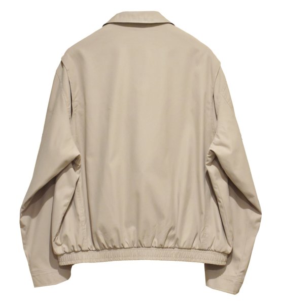 画像3: 【ビンテージ】【ラルフローレン】【POLO RALPH LAUREN】【ベージュｘ裏地紺格子柄】ジップアップ【ブルゾン】スウィングトップ【サイズXL】  (3)