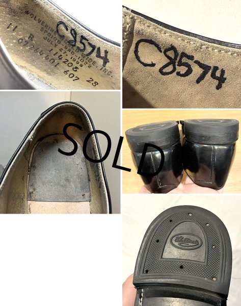 画像2: 90's【ビンテージ】米軍実物【U.S.NAVY】【サービスシューズ】【11R】29cm程度  (2)