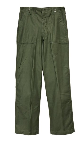 画像1: デッドストック【60's】【米軍実物】【ビンテージ】OG107【ベイカーパンツ】ダブルステッチ【ユーティリティパンツ】【34ｘ33】  (1)