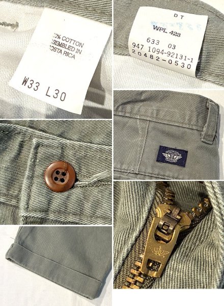 画像2: 【90's】【ビンテージ】【DOCKERS】ドッカーズ【カーキ】【２タックコットンパンツ】【33ｘ30】  (2)