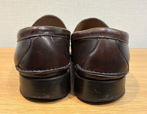 画像4: 二枚目訂正してください　USA製【ビンテージ】【ジョンストン＆マーフィー】JOHNSTON＆MURPHY【ダークブラウン】ローファー【10 1/2 D/B】  (4)