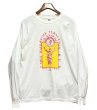 画像1: 【90’s】USA製【Murina's Best】ビンテージ【マラソン】バックプリント付き【白】【ロンT】【サイズL】  (1)