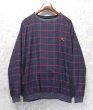画像1: ビンテージ【ラルフローレン】【RALPH LAUREN】【黒×赤】チェック【プルオーバー】裏地フリース【サイズL】  (1)
