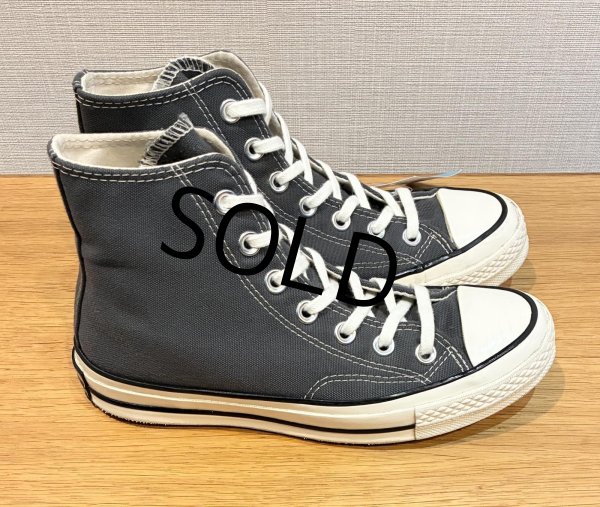 画像3: 【コンバース】CONVERSE【ALL STAR】チャックテイラー CT70【グレー】チャコール【ハイカット】【サイズ4 】 【23ｃｍ】  (3)
