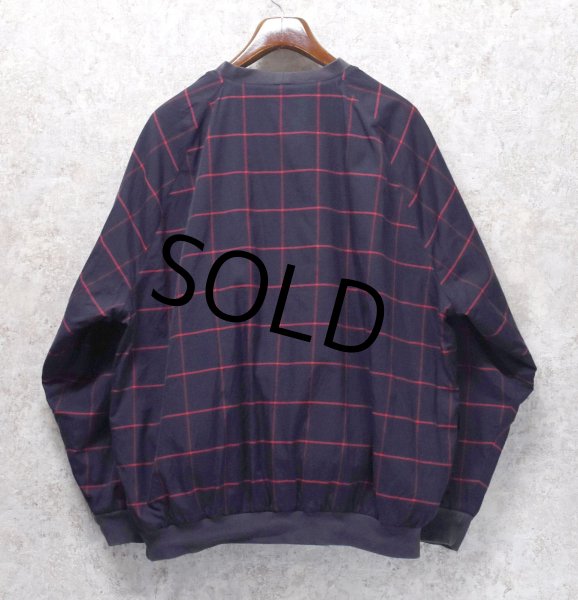 画像3: ビンテージ【ラルフローレン】【RALPH LAUREN】【黒×赤】チェック【プルオーバー】裏地フリース【サイズL】  (3)
