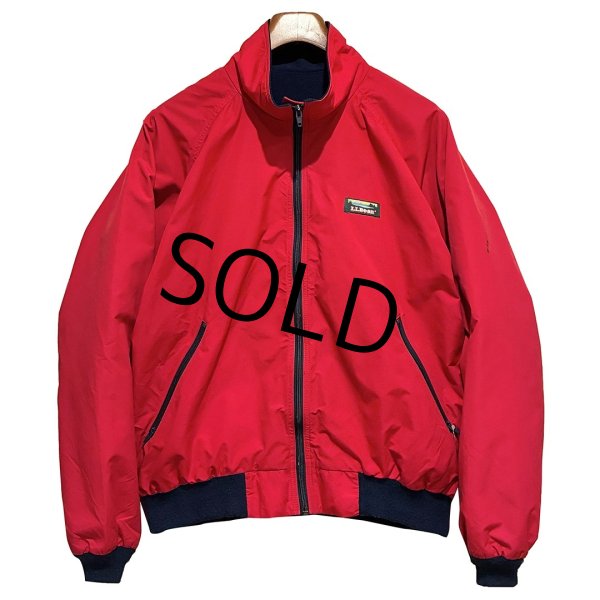 画像1: 〜90's USA製【ビンテージ】L.L.Bean【ＬＬビーン】【赤×裏地紺フリース】【スリーシーズンジャケット】【サイズXL】  (1)