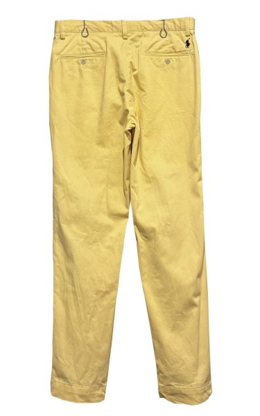画像3: ビンテージ【ラルフローレン】POLO RALPH LAUREN【preston pant】プレストンパンツ【黄色】【コットンパンツ】【31×30】  (3)
