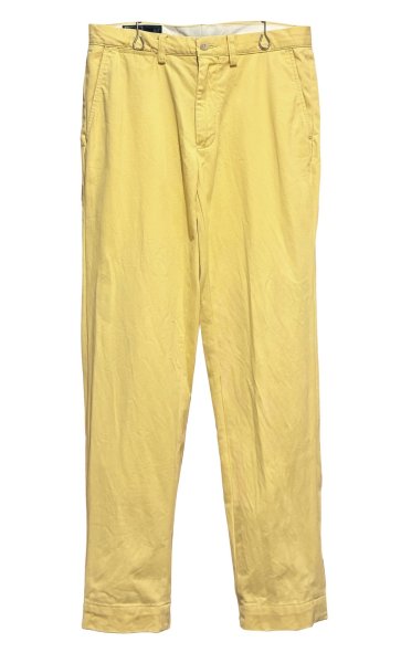 画像1: ビンテージ【ラルフローレン】POLO RALPH LAUREN【preston pant】プレストンパンツ【黄色】【コットンパンツ】【31×30】  (1)