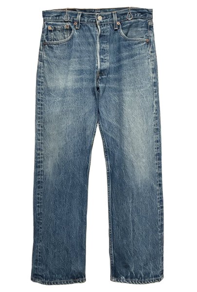 画像1: 90's【ビンテージ】【USA製】【LEVI'S】【リーバイス】【501】【デニムパンツ】【33×30】  (1)