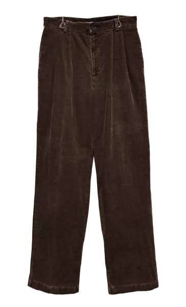 画像1: 【90's】【ビンテージ】【DOCKERS】ドッカーズ khakis【ブラウン】2タック【コーデュロイパンツ】【32ｘ32】  (1)