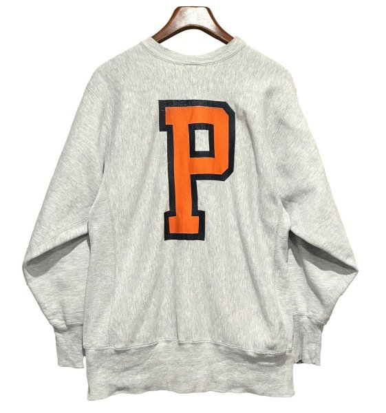 画像3: 90’ｓ USA製 ビンテージ【チャンピオン】バックプリント付き【Champion】リバースウィーブスウェット プリンストン【PRINCETON FIELD HOCKEY】 カレッジ【グレー】【スウェット】【サイズＸＬ】  (3)