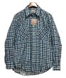 画像1: デッドストック【90's】ビンテージ【Bud Berma】青チェック ネルシャツ【サイズM】  (1)