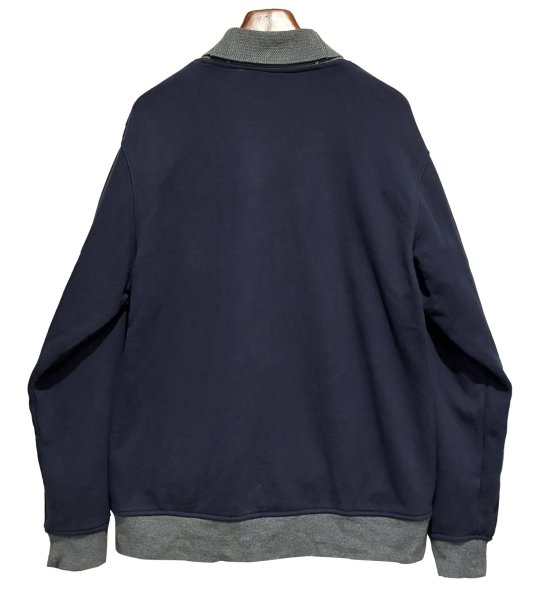 画像3: ビンテージ【ORVIS】オービス【紺×首元グレー】【ショールカラースウェット】【サイズＬ】  (3)