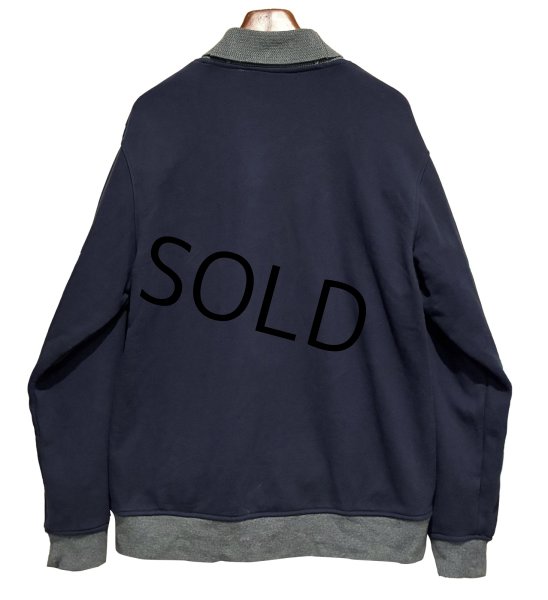 画像3: ビンテージ【ORVIS】オービス【紺×首元グレー】【ショールカラースウェット】【サイズＬ】  (3)