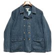 画像1: 80's~ ビンテージ【L.L.Bean】LLビーン【デニム】ダブルブレストジャケット【レディース古着】【サイズW-6】  (1)