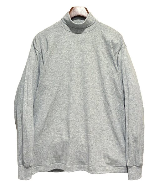 画像1: 未使用 90's【USA製】ビンテージ【North West Territory】ノースウェストテリトリー【グレー】無地【タートルネックロンT】【サイズM】  (1)