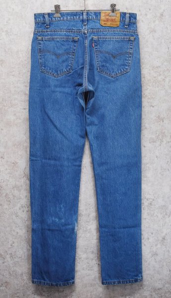 画像6: 90's【USA製】ビンテージ【LEVI'S】【リーバイス505】５０５【デニムパンツ】【ブルーデニム】【34ｘ33】  (6)
