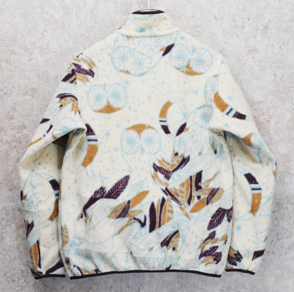 画像3:  ビンテージ【パタゴニア】patagonia【フクロウ柄】シンチラ【スナップT】【フリースプルオーバー】【サイズM  】  (3)