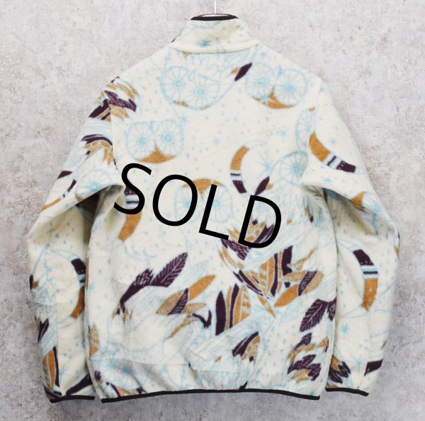 画像3:  ビンテージ【パタゴニア】patagonia【フクロウ柄】シンチラ【スナップT】【フリースプルオーバー】【サイズM  】  (3)