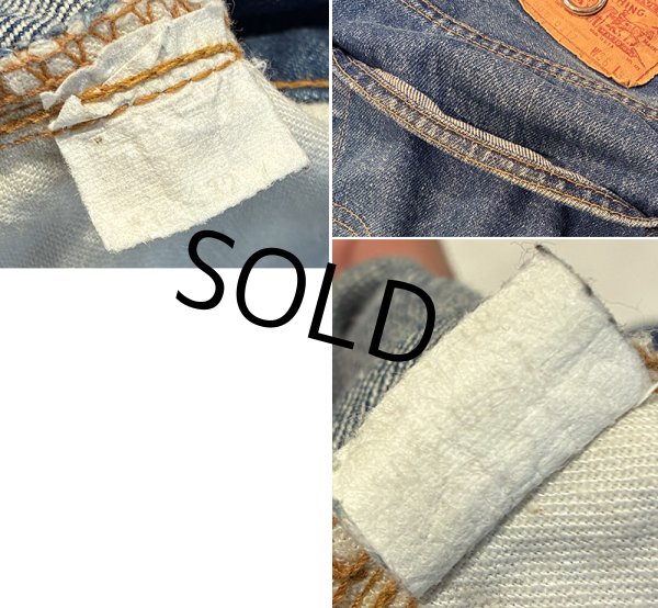 画像3: 70's USA製【ビンテージ】【LEVI'S】【リーバイス】【５０５-０２１７】【66前期】デニムパンツ【36x32】  (3)