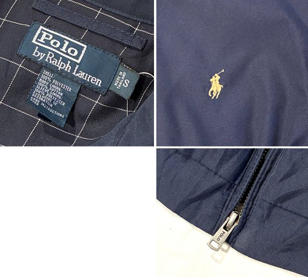 画像2: ビンテージ【ラルフローレン】【RALPH LAUREN】【紺】【スウィングトップ】【ジップアップブルゾン】【サイズS】  (2)