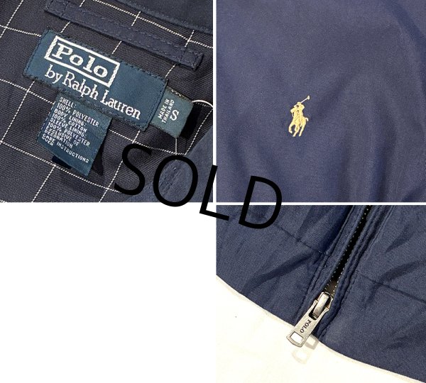 画像2: ビンテージ【ラルフローレン】【RALPH LAUREN】【紺】【スウィングトップ】【ジップアップブルゾン】【サイズS】  (2)
