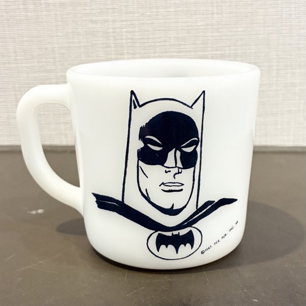画像3: 60's  ビンテージ 【WESTFIELD】ウェストフィールド【BATMAN】【バットマン】ミルクガラス【マグカップ】  (3)