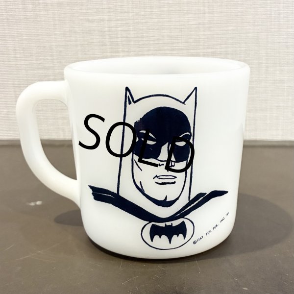 画像3: 60's  ビンテージ 【WESTFIELD】ウェストフィールド【BATMAN】【バットマン】ミルクガラス【マグカップ】  (3)
